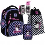 Рюкзак в комплекті 3 в 1 Kuromi KITE HK25-556M+601M-4+623