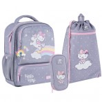 Рюкзак в комплекті 3 в 1 Hello kitty KITE HK25-559XS+601M-1+662-1