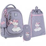 Рюкзак в комплекті 3 в 1 Hello kitty KITE HK25-724S+601M-1+662-1