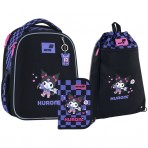 Рюкзак в комплекті 3 в 1 Kuromi KITE HK26-555S-3+601M-3+621-2
