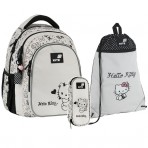 Рюкзак в комплекті 3 в 1 Hello kitty KITE HK26-8001M+601M-10+599-4
