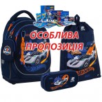 Рюкзак в комплекті 3 в 1 Hot Wheels KITE HW25-724S+601M-3+662-2
