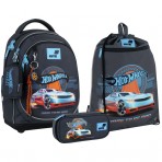 Рюкзак в комплекті 3 в 1 Hot Wheels KITE HW26-724S+601M-3+662