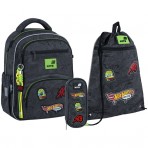 Рюкзак в комплекті 3 в 1 Hot Wheels KITE HW26-773M+601M-2+599