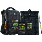 Рюкзак в комплекті 3 в 1 Game over KITE K24-531M-6+601M-6+621-2