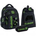 Рюкзак в комплекті 3 в 1 Gamer KITE K25-763S-2+601M-8+599-2
