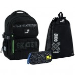 Рюкзак в комплекті 3 в 1 Skater KITE K26-1022M-2+601M-6+662-9