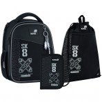 Рюкзак в комплекті 3 в 1 Skate KITE K26-555S-7+601M-6+622-4