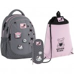 Рюкзак в комплекті 3 в 1 Meow KITE K26-700M-3+601M-47+599-13