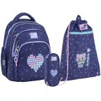 Рюкзак в комплекті 3 в 1 Type Love KITE K26-763M-2+601M-7+599-7