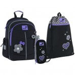 Рюкзак в комплекті 3 в 1 Flower Power KITE K26-771S-2+601M-41+662-5