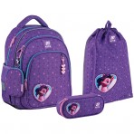 Рюкзак в комплекті 3 в 1 My Little Pony KITE LP25-763S+600M+599