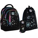 Рюкзак в комплекті 3 в 1 Monster High KITE MH25-700M+600M+599