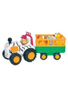 Набор игровой KiddielandPreschool ТРАКТОР САФАРИ (на колесах,свет,озвуч.рус.яз.)