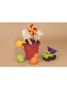 Набор для игры с песком и водой  - ВЕДЕРЦЕ МАНГО (9 предметов)