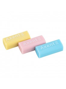 Набір гумок 3 шт. в боксі, асорті AXENT Pastelini 1198-A