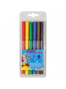 Фломастеры ТП, 6 цветов CENTROPEN 7790-06ТП
