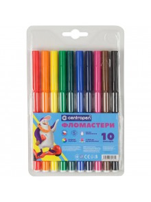 Фломастеры ТП, 10 цветов CENTROPEN 7790-10ТП