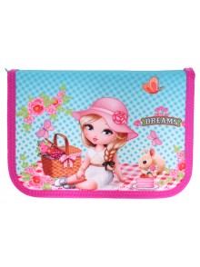 Пенал з наповненням 1 ярус, 2 відвороти CLASS Girl's Dreams 99200H