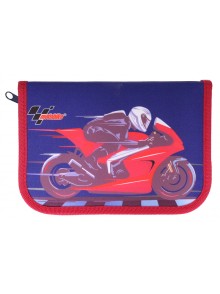 Пенал з наповненням 1 ярус, 2 відвороти CLASS Motobike 99208H