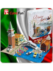 3D головоломка-констр. CUBICFUN "ИТАЛИЯ. ВЕНЕЦИЯ" Сложность 3