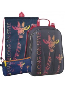 Рюкзак в комплекте 3 в 1 Kite Animal Planet AP15-531-1M+600+668