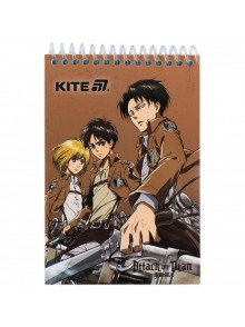 Блокнот А6, 48 аркушів Kite Attack on Titan AT25-196