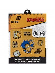 Набір стікерів світловідбиваючих для твердих поверхонь Kite Garfield GF25-115