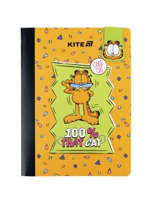 Блокнот з магнітною закладкою А5, 60 аркушів Kite Garfield GF25-192