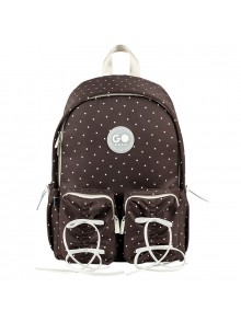 Рюкзак молодіжний GoPack коричневий GO26-130L-2