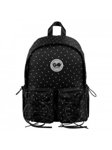 Рюкзак молодіжний GoPack чорний GO26-130L-3
