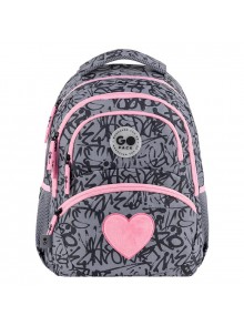 Рюкзак шкільний GoPack Fluffy Heart GO26-175M-4