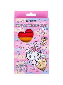 Пластилін восковий, 12 кольорів Kite Hello kitty HK23-086