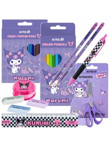 Набор канцтоваров 9 предметов Kuromi KITE HK24-000-9-2
