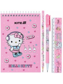Набір канцтоварів 4 предмети Kite Hello Kitty HK24-003-1