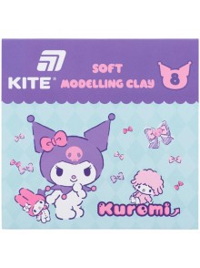 Пластилін 8 кольорів, 160 г Kite Kuromi HK24-082