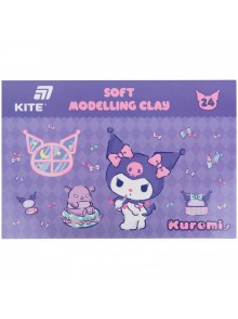 Пластилін 24 кольорів, 480 г Kite Kuromi HK24-089