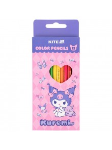 Олівці кольорові 12 кольорів Kite Kuromi HK25-053