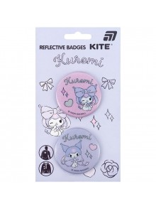 Набір значків світловідбиваючих (2 шт.) Kite Kuromi HK25-107-2