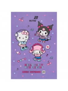 Зошит для нот А4, 20 аркушів Kite Hello Kitty HK26-404