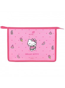 Папка А4+ на блискавці Kite Hello kitty HK26-428