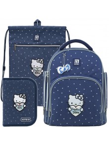 Рюкзак в комплекті 3 в 1 Hello kitty KITE HK22-706S+601M-2+621