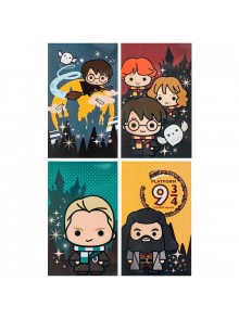 Блокнот-планшет, A6, 50 аркушів Kite Harry Potter HP25-195