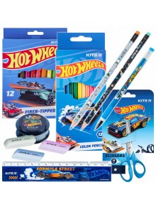 Набор канцтоваров 9 предметов Hot Wheels KITE HW24-000-9