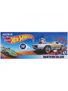 Краски акварельные, 12 цветов KITE Hot Wheels HW21-041