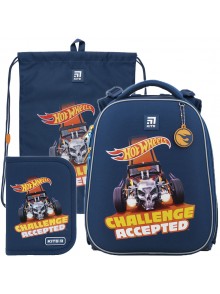 Рюкзак в комплекті 3 в 1 Hot Wheels KITE HW22-531M+600M-1+621