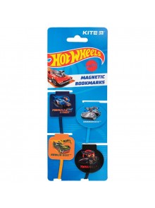 Набір магнітних закладок-лясе Kite Hot Wheels HW24-497