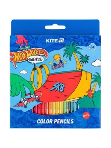 Олівці кольорові 24 кольори Kite Hot Wheels HW25-055-2