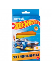 Пластилін восковий, 12 кольорів Kite Hot Wheels HW25-086-1