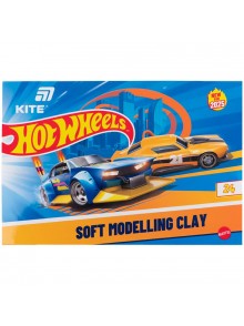 Пластилін 24 кольорів, 480 г Kite Hot Wheels HW25-089